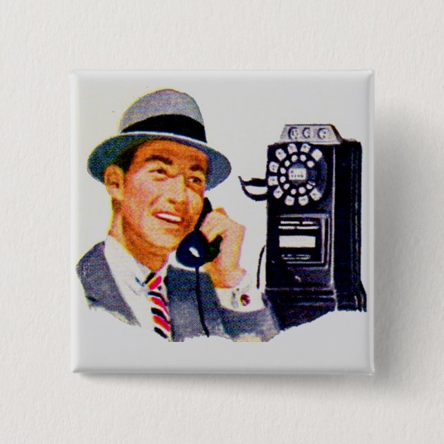 Hello, Mabel? It's Tony. Pinback Button (Front)