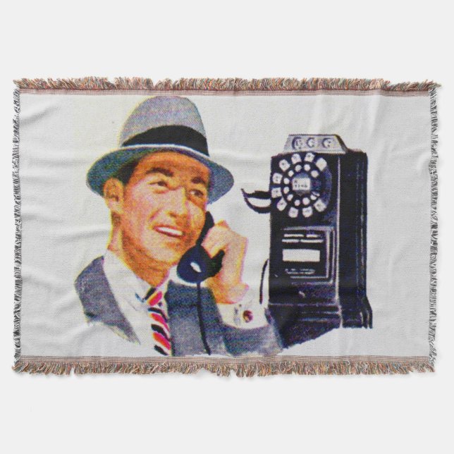 Hello, Mabel? It's Tony. Throw Blanket (Front)