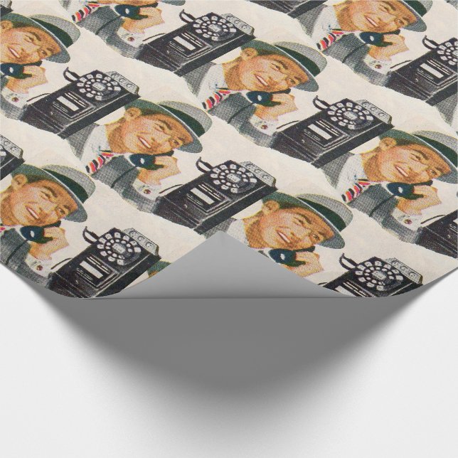 Hello, Mabel?  It's Tony. Wrapping Paper (Corner)