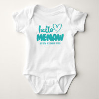 Hello Memaw | Baby Reveal Pregnancy Announcement