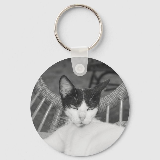 Hello, Meow... Keychain (Front)