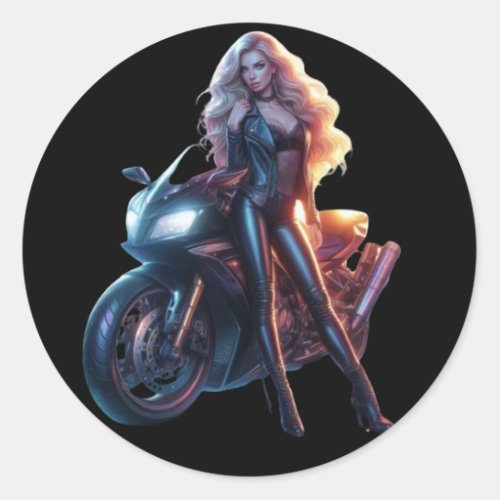 Hello motorbike sticker