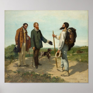 Hello Mr. Courbet, Gustave Courbet Poster