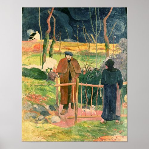 Hello Mr Gauguin 1889 Poster