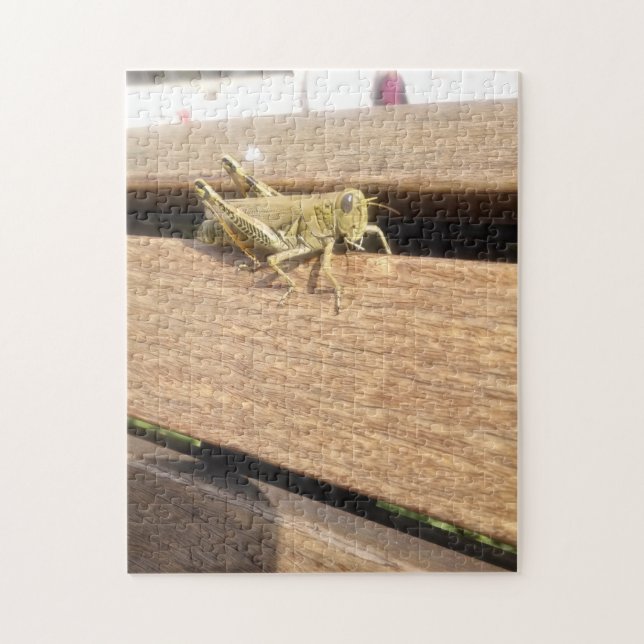 Hello Mr. Grasshopper!  Jigsaw Puzzle (Vertical)