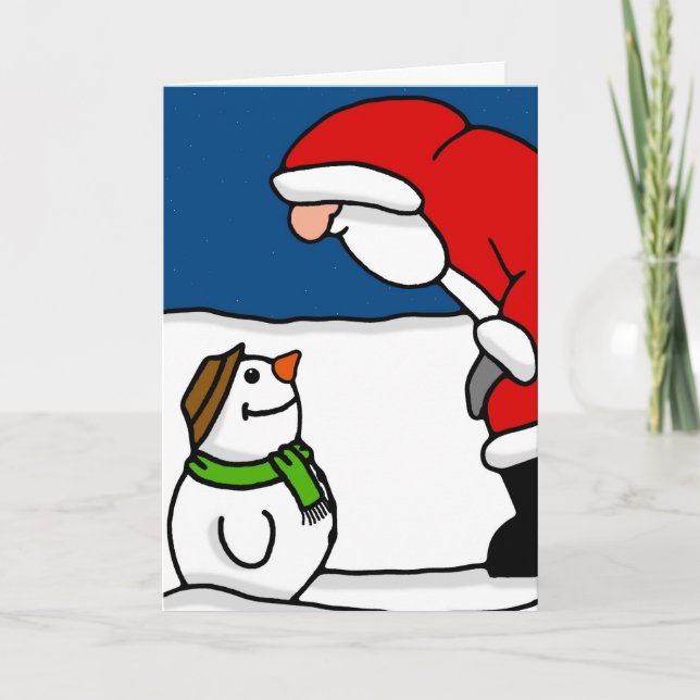 Hello Mr Santa Holiday Card (Front)