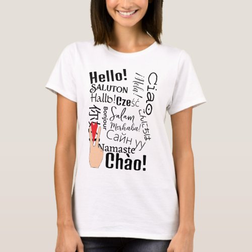 Hello multi language T_Shirt