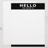 hello my name is... (Front/Back)