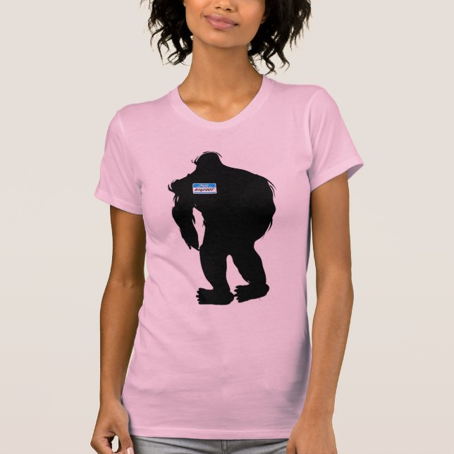 Hello-My Name Is BigFoot T-Shirt (Front)