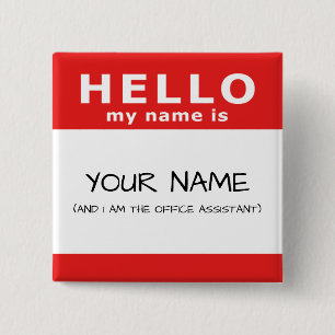 hello my name is button