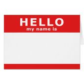 hello my name is cards (Front Horizontal)