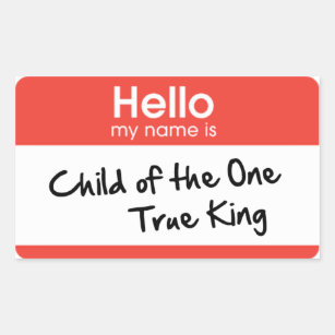 hello my name is stickers 100 satisfaction guaranteed zazzle