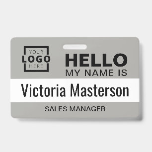 Hello My Name Is - Custom Business Employee Name Badge