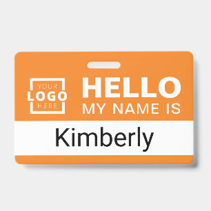 Hello My Name Is - Custom Business Employee Name Badge