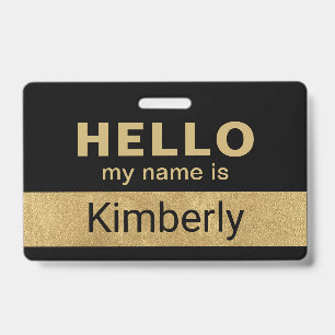 Hello My Name Is - Custom Business Employee Name Badge