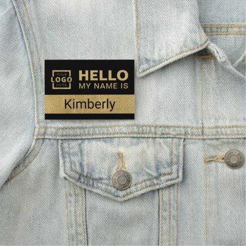 Hello My Name Is _ Custom Business Employee Name Name Tag