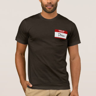Hello My Name Is Dylan (Red) T-Shirt