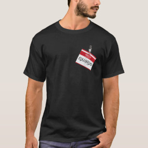 Hello My Name Is EDUARDO Funny Halloween Name Tag T-Shirt