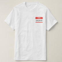 Hello my name is goblin kid t-shirt