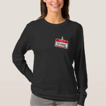 Hello My Name Is Irving Lazy Halloween Costume Nam T-Shirt