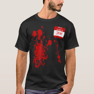 Hello My Name Is Jason Funny Halloween Costume T-Shirt