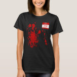 Hello My Name Is Jason Funny Halloween Costume  T-Shirt