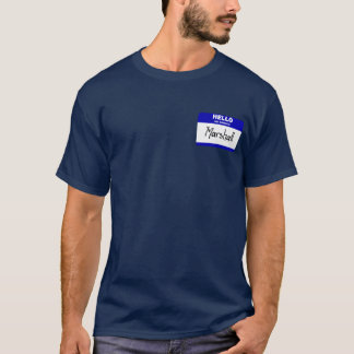 Hello My Name Is Marshall (Blue) T-Shirt