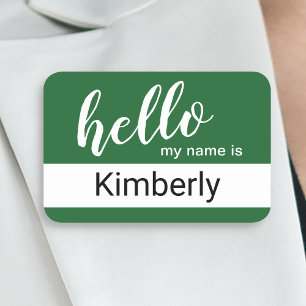 Hello My Name Is - Modern Calligraphy Custom Tag