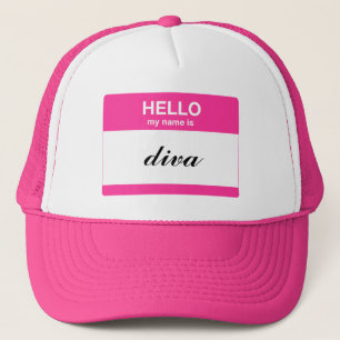 Hello, My Name is Tag Trucker Hat