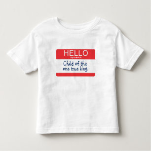 Hello My Name Is... Toddler T-shirt
