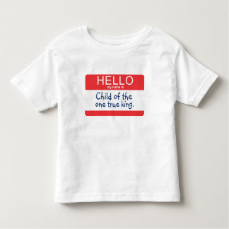 Hello My Name Is... Toddler T-shirt