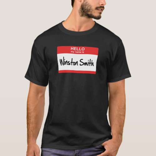 Hello My name is Winston Smith T_Shirt