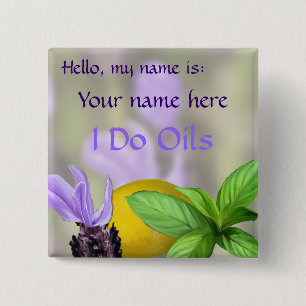 Hello, my name is: Your name here Button