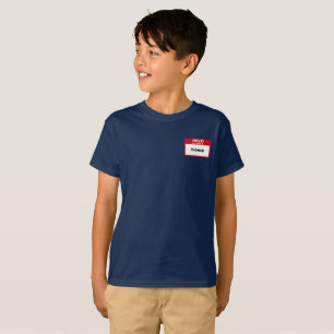 Hello my name TAG Team Building Activity costume T-Shirt