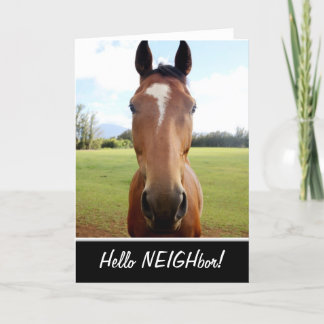Hello neighbor! card