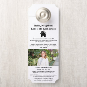 Hello Neighbor  Real Estate  Door Hanger