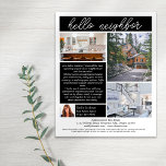 Hello Neighbor Real Estate Marketing Introduction Flyer<br><div class="desc">Raise your brand awareness and generate new leads with this HELLO NEIGHBOR real estate marketing flyer. The modern design will catch the eye of your potential clients and let them know that you are the friendly,  knowledgeable real estate agent who understands their neighborhood as well as they do!</div>