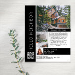Hello Neighbor Real Estate Marketing Introduction Flyer<br><div class="desc">Raise your brand awareness and generate new leads with this HELLO NEIGHBOR real estate marketing flyer. The modern design will catch the eye of your potential clients and let them know that you are the friendly,  knowledgeable real estate agent who understands their neighborhood as well as they do!</div>