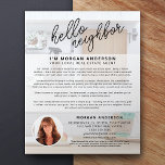 Hello Neighbor Real Estate Marketing Introduction Flyer<br><div class="desc">Raise your brand awareness and generate new leads with this HELLO NEIGHBOR real estate marketing flyer. The modern design will catch the eye of your potential clients and let them know that you are the friendly,  knowledgeable real estate agent who understands their neighborhood as well as they do!</div>