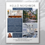 Hello Neighbor Real Estate Marketing Introduction Flyer<br><div class="desc">Raise your brand awareness and generate new leads with this HELLO NEIGHBOR real estate marketing flyer. The modern design will catch the eye of your potential clients and let them know that you are the friendly,  knowledgeable real estate agent who understands their neighborhood as well as they do!</div>