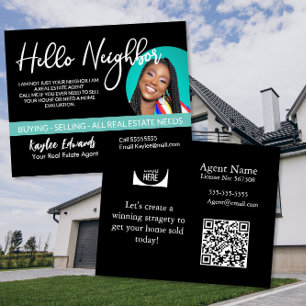hello neighbour New Real Estate Agent flyer
