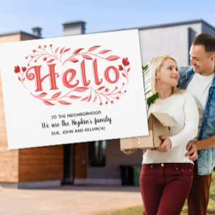 Hello new Neighbor Card Family Introduction