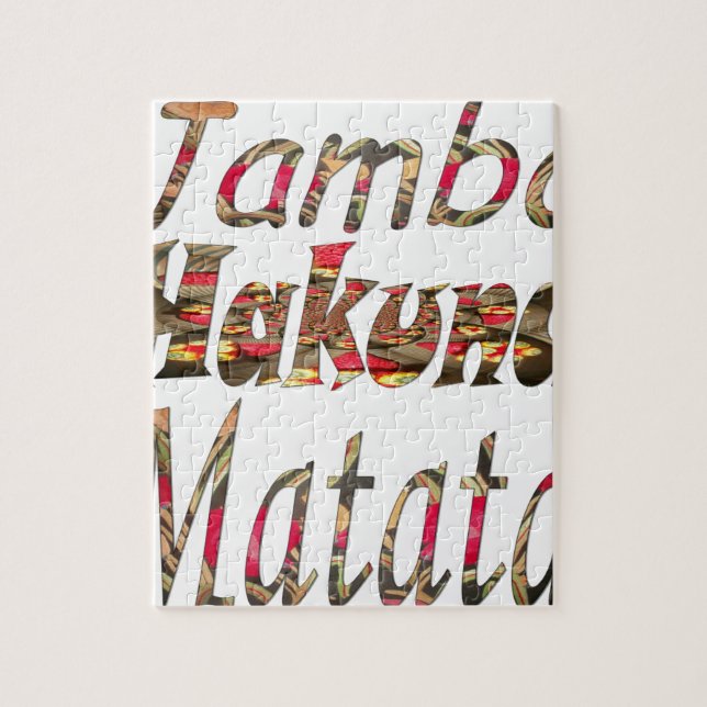 Hello! No worries Jigsaw Puzzle (Vertical)