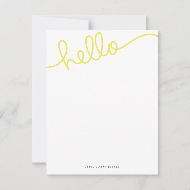 Hello Note Cards (Front)