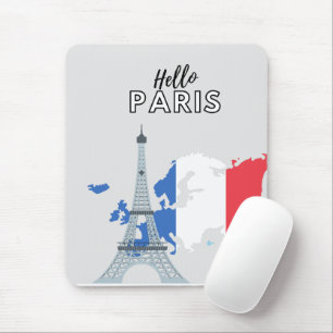 Hello Paris   Mouse Pad