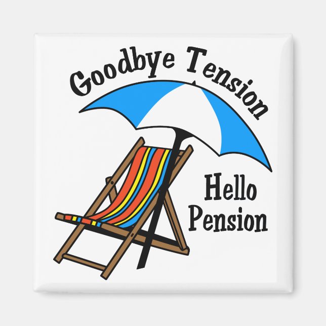 Hello Pension Magnet (Front)