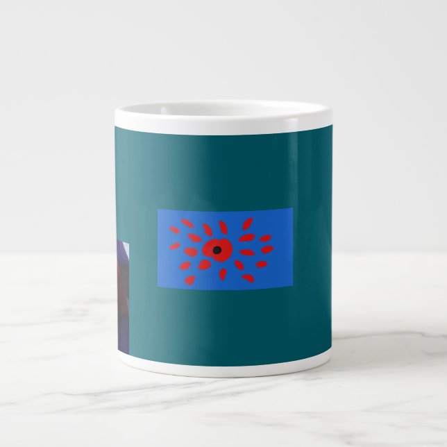Hello Poppy  Giant Coffee Mug (Front)
