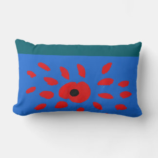 Hello Poppy  Lumbar Pillow
