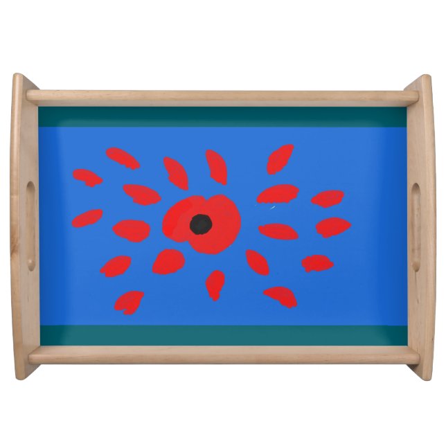 Hello Poppy  Serving Tray (Front)