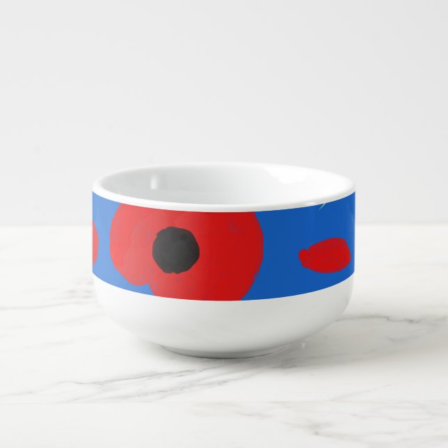 Hello Poppy  Soup Mug (Front)